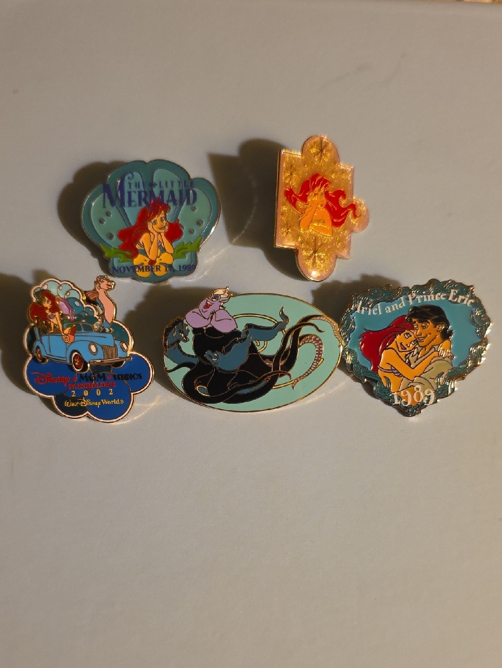 Disney Little Mermaid Limited Edition Pin Collection